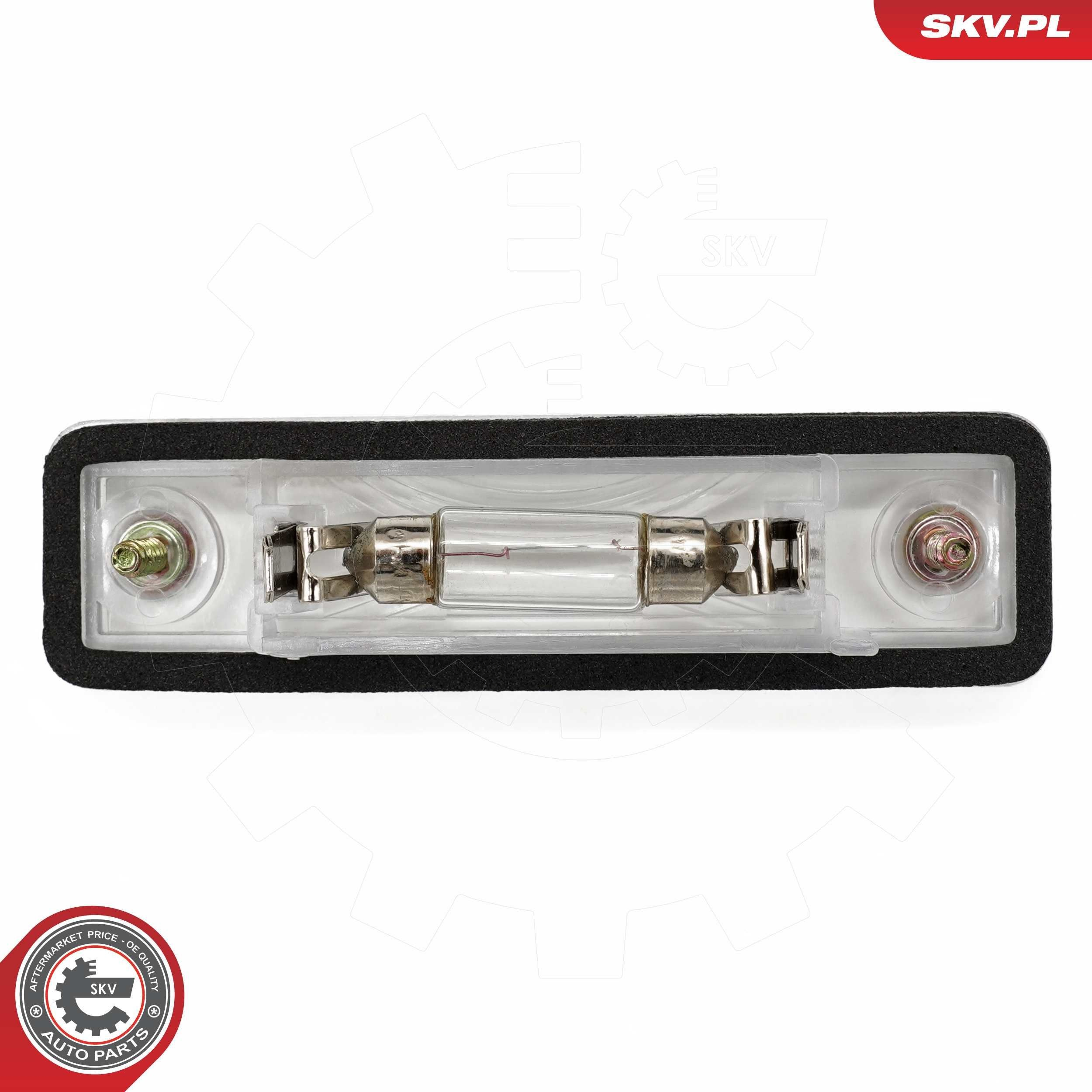  Lanterna da luz de fundo de matrícula traseira Opel Meriva A monovolume (2003 - 2010) A
